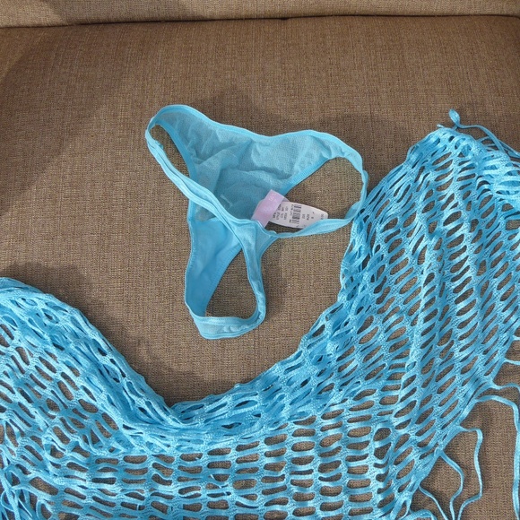Victorias Secret teal thong sz small and teal wrap - Picture 2 of 8